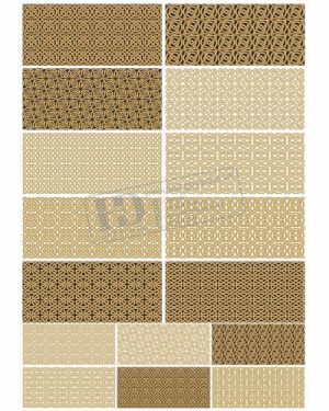 Vector Khung Viền Hoa Văn, Hoa Góc, Đường Viền (113)