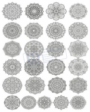 Vector Khung Viền Hoa Văn, Hoa Góc, Đường Viền (123)