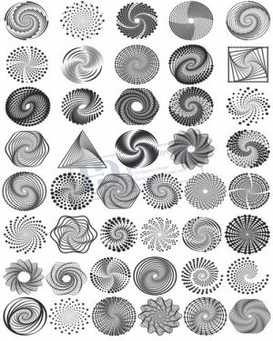 Vector Khung Viền Hoa Văn, Hoa Góc, Đường Viền (126)