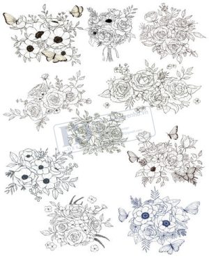 Vector Khung Viền Hoa Văn, Hoa Góc, Đường Viền (14)