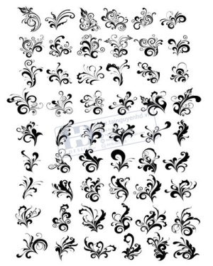 Vector Khung Viền Hoa Văn, Hoa Góc, Đường Viền (15)