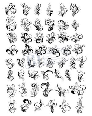 Vector Khung Viền Hoa Văn, Hoa Góc, Đường Viền (16)