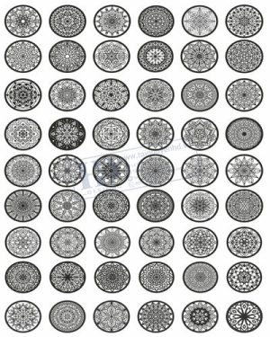 Vector Khung Viền Hoa Văn, Hoa Góc, Đường Viền (2)