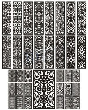 Vector Khung Viền Hoa Văn, Hoa Góc, Đường Viền (281)