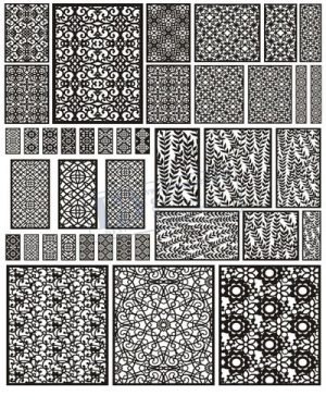 Vector Khung Viền Hoa Văn, Hoa Góc, Đường Viền (284)