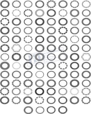 Vector Khung Viền Hoa Văn, Hoa Góc, Đường Viền (334)