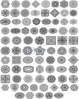 Vector Khung Viền Hoa Văn, Hoa Góc, Đường Viền (366)