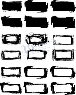 Vector Khung Viền Hoa Văn, Hoa Góc, Đường Viền (435)