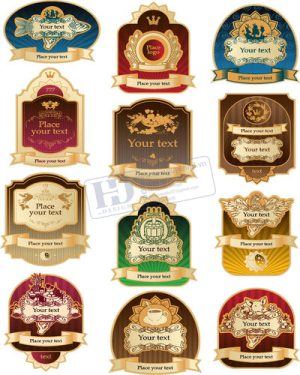 Vector Khung Viền Hoa Văn, Hoa Góc, Đường Viền (446)