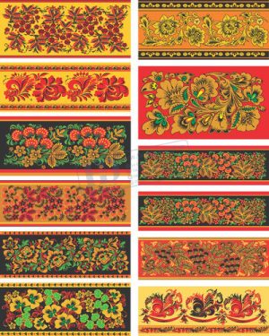 Vector Khung Viền Hoa Văn, Hoa Góc, Đường Viền (451)