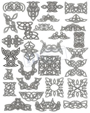 Vector Khung Viền Hoa Văn, Hoa Góc, Đường Viền (47)