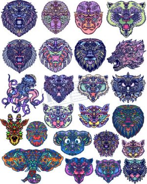 Vector Khung Viền Hoa Văn, Hoa Góc, Đường Viền (510)