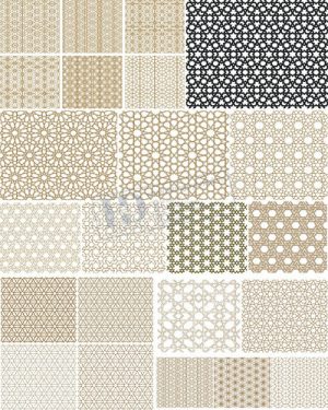 Vector Khung Viền Hoa Văn, Hoa Góc, Đường Viền (514)