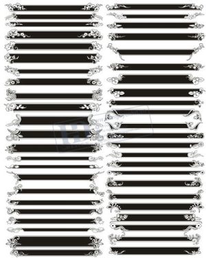 Vector Khung Viền Hoa Văn, Hoa Góc, Đường Viền (52)