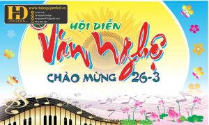 Vector  Maket Hội Diễn Văn Nghệ