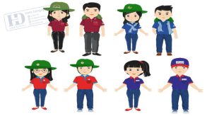 Vector Mẫu Chibi Đoàn Thanh Niên