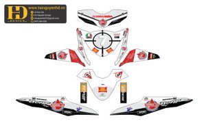 Vector Mẫu Tem Xe Máy, Tem Chế 13