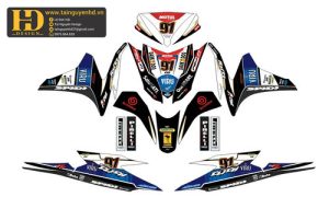 Vector Mẫu Tem Xe Máy, Tem Chế 16