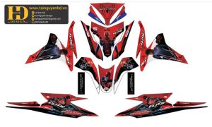 Vector Mẫu Tem Xe Máy, Tem Chế