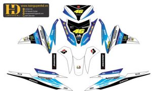 Vector Mẫu Tem Xe Máy, Tem Chế 7