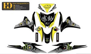 Vector Mẫu Tem Xe Máy, Tem Chế 8