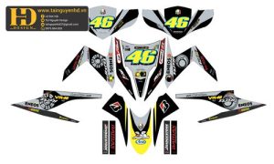 Vector Mẫu Tem Xe Máy, Tem Chế 9