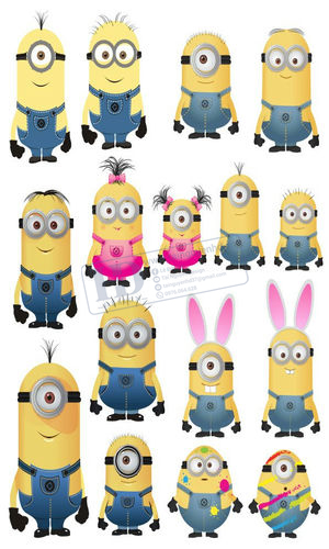 Vector Minios, Hoạt Hình Minions (1)