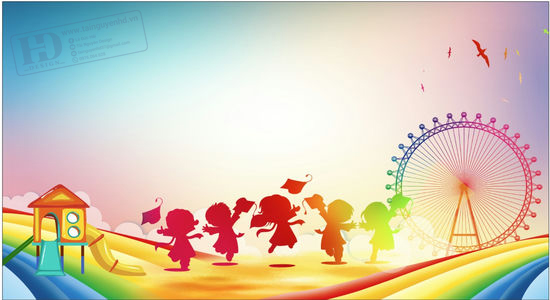 Vector Nền Trang Trí Mầm Non 9