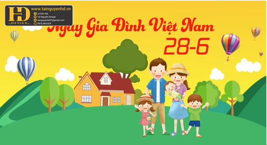 Vector Ngày Gia Đình Việt Nam