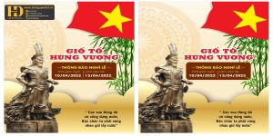 Vector Ngày Giỗ Tổ Hùng Vương 10-03 2