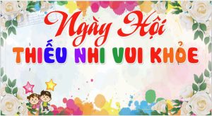 Vector Ngày Hội Thiếu Nhi Vui Khỏe