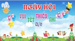 Vector Ngày Hội Vui Tết Thiếu Nhi