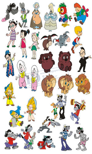 Vector Nhân Vật Hoạt Hình, Công Chúa (25)