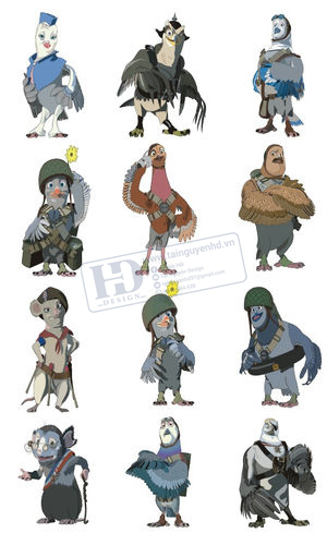 Vector Nhân Vật Hoạt Hình, Công Chúa (32)