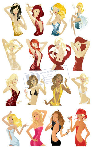 Vector Nhân Vật Hoạt Hình, Công Chúa (4)