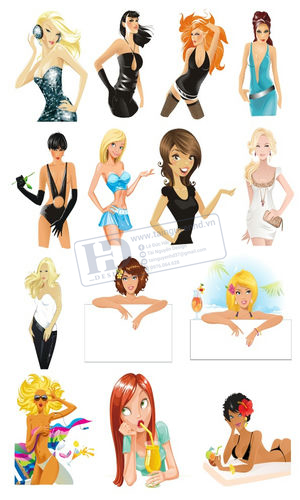 Vector Nhân Vật Hoạt Hình, Công Chúa (5)