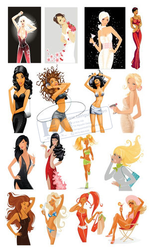 Vector Nhân Vật Hoạt Hình, Công Chúa (7)