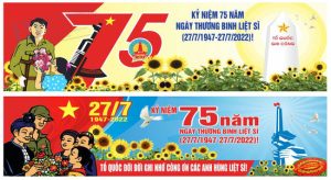 Vector Pano 65 năm Ngày Thương Binh Liệt Sỹ