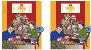 Vector Pano Gia Đình Văn Hóa