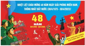 Vector Pano, Tranh Cổ Động 48 năm Giải Phóng Miền Nam 30-4 2