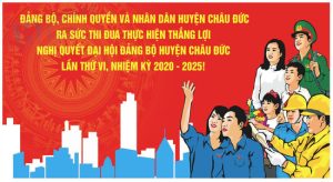 Vector Pano, Tranh Cổ Động Đại Hội Đảng Bộ