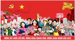 Vector Pano, Tranh Cổ Động Mừng Đảng Mừng Xuân 17