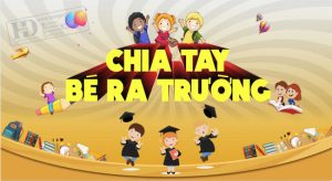 Vector Phông Nền Chia Tay Bé Ra Trường