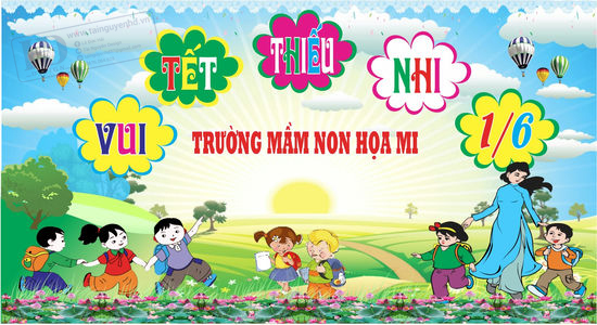 Vector Phông Nền Chúc Mừng Ngày Quốc Tế Thiếu Nhi 1