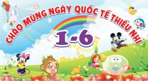 Vector Phông Nền Chúc Mừng Ngày Quốc Tế Thiếu Nhi