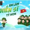 Vector Phông Nền Chúng Em Làm Chiến Sỹ 2
