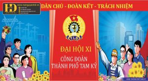 Vector Phông Nền Đại Hội Công Đoàn 4