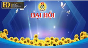 Vector Phông Nền Đại Hội Công Đoàn