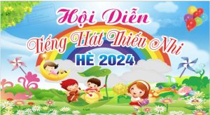 Vector Phông Nền Hội Diễn Văn Nghệ Mầm Non