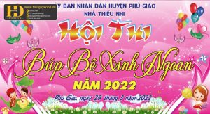 Vector Phông Nền Hội Thi Bé Khỏe Bé Ngoan 1